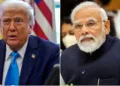US President Donald Trump (Left) and Prime Minister Narendra Modi (Right)