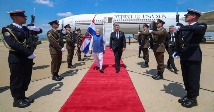 PM Modi receives grand welcome in Croatia