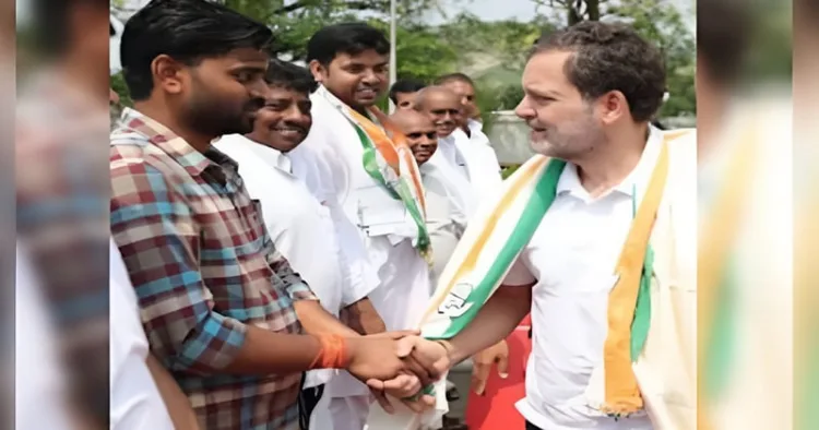 A photo of Rahul Gandhi went viral in which he was seen with the nephew of NEET paper leak accused Sanjeev Mukhiya