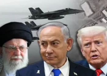 Iranian supreme leader Ayatollah Khomeini, Israel PM Benjamin Netanyahu and US President Donald Trump