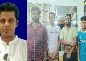 Rapist Fazor Ali (left), and 4 men involved in circulating the video of the incident