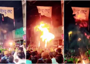 Visuals from the viral clip of the said incident