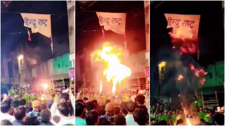 Visuals from the viral clip of the said incident