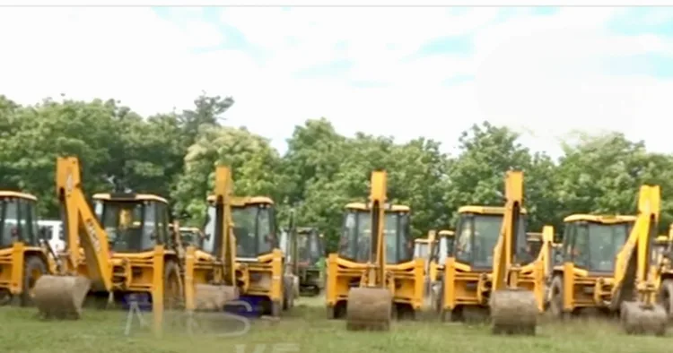 Assam government uses bull dozers to carry out eviction drive