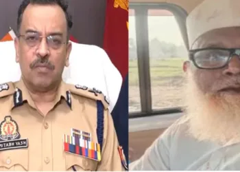 (Left) ADG Law and Order Amitabh Yash (Right) Chhangur Baba