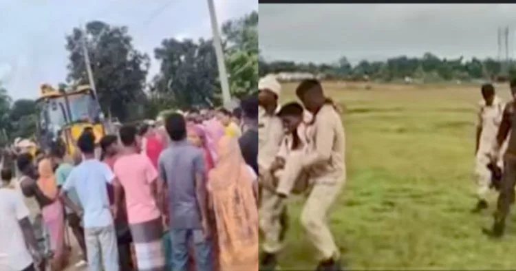 Violent mob attacks eviction team in Assam, injures several policemen while killing one individual