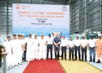 India’s first indigenous hovercraft for Coast Guard