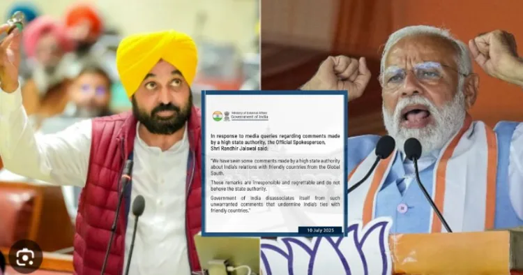 MEA slams Punjab CM Bhagwat Mann