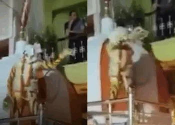 Clippings from the viral video in Bilaspur