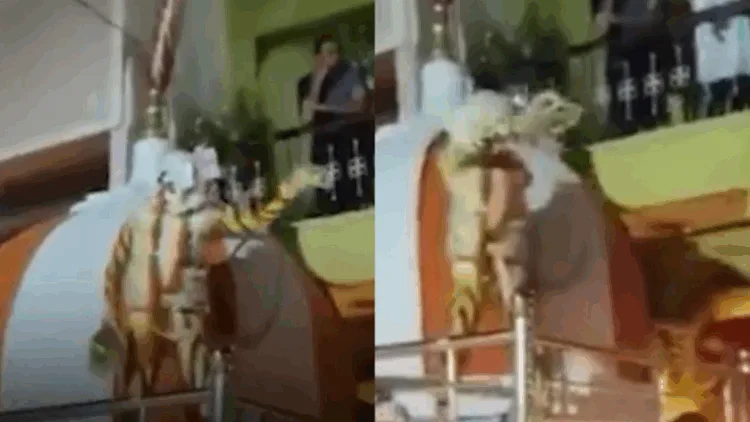 Clippings from the viral video in Bilaspur