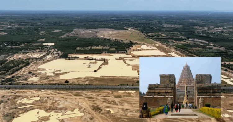 Gangaikonda Cholapuram and Ponneri lake build during by Rajendra Chola