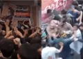 DSP Attacked During Muharram Procession in Magam Over Hezbollah Flag Removal | Image: X