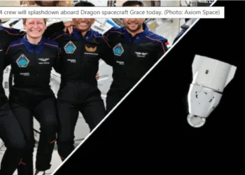 SpaceX Dragon 'Grace' lands in Pacific, bringing Ax-4 crew and India's Shubhanshu Shukla home