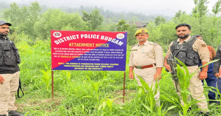 Police attach properties of Pakistan based terrorists