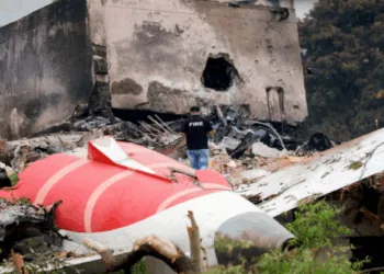 Debris of the Air India Plane crash