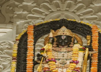 Murti of Bhagwan Ram Lalla at Ayodhya's Ram Mandir