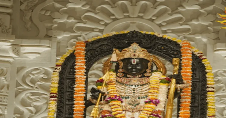 Murti of Bhagwan Ram Lalla at Ayodhya's Ram Mandir