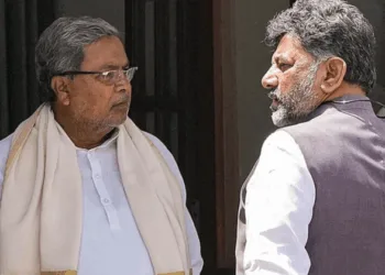 (Left) Karnataka CM Siddaramaiah (Right) Deputy Chief Minister D.K. Shivakumar