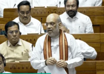 Union Home Minister Amit Shah addressing the Lok Sabha on Operation Sindoor (Image used for representative purpose)