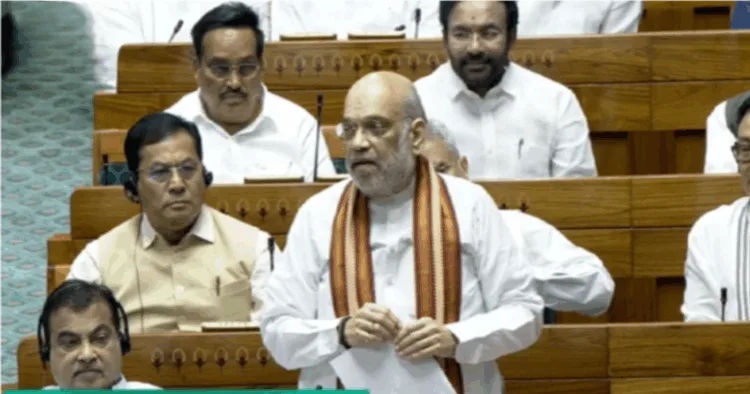 Union Home Minister Amit Shah addressing the Lok Sabha on Operation Sindoor (Image used for representative purpose)