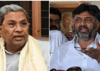 (Left) Karnataka Chief Minister Siddaramaiah (Right) Deputy CM DK Shivakumar