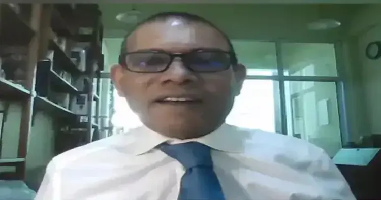 Former Maldives President Mohamed Nasheed