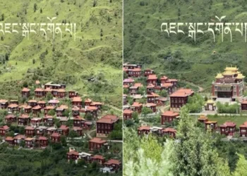 Chinese Authorities Raze Hundreds of Buddhist Stupas and Padmasambhava Statue in Karze,Tibet