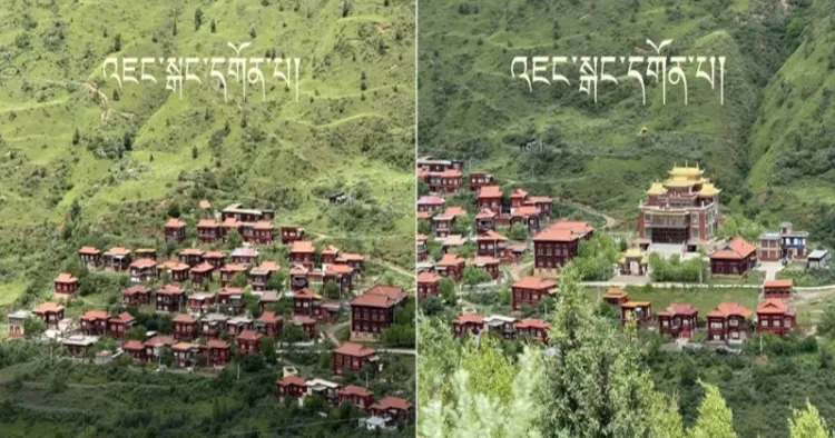 Chinese Authorities Raze Hundreds of Buddhist Stupas and Padmasambhava Statue in Karze,Tibet