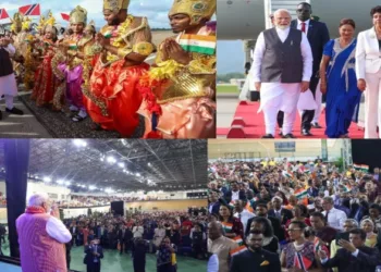 PM Modi arrives in Trinidad and Tobago shares glimpses from his grand welcome