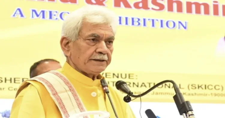 Lieutenant Governor Manoj Sinha