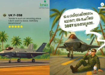 Stranded US-made F-35 Jet becomes star of Kerala tourism