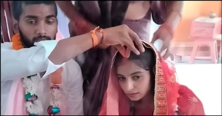 A Muslim woman named Tamanna embraced Sanatan Dharma and married her partner Chandan Maurya
