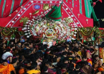 Rath Yatra concludes as Bhagwan Jagannath, Balbhadra, and Devi Subhadra return to Puri Srimandir