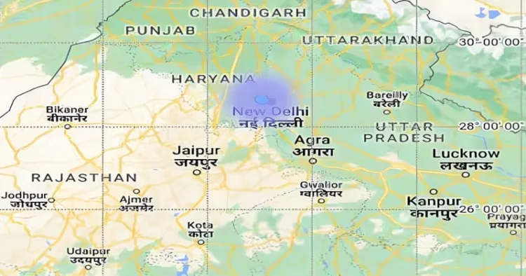 Earthquake jolts Delhi