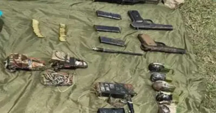 Arms seized by security forces