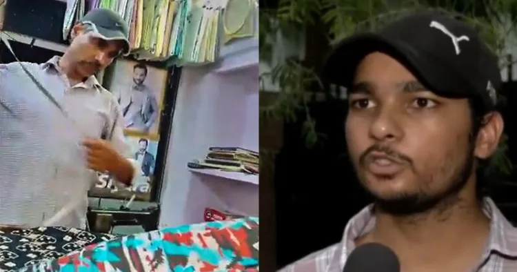 Kanhaiya Lal (Left) and son of Kanhaiya Lal, Yash Sahu (Right)