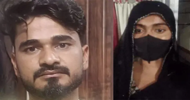 Ejaz, man accused of using fake identity and forcing religious conversion (Left)