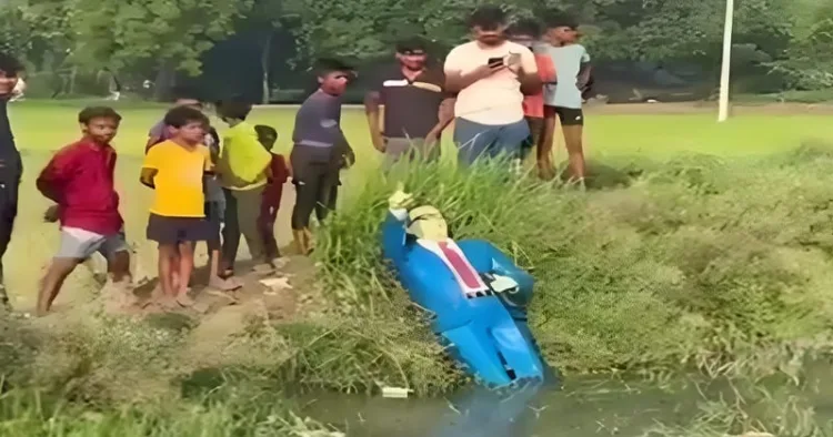 Statue of Dr B R Ambedkar thrown into a canal in UP