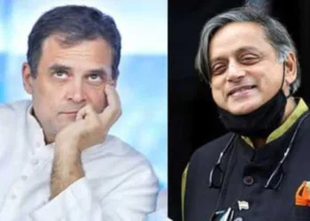 Congress leader Rahul Gandhi (Left) and Thiruvananthapuram MP Shashi Tharoor (Right)