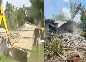Massive eviction drive undertaken by Assam government