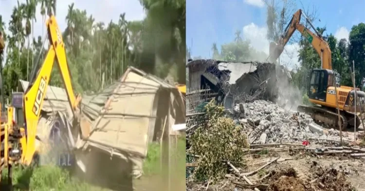 Massive eviction drive undertaken by Assam government