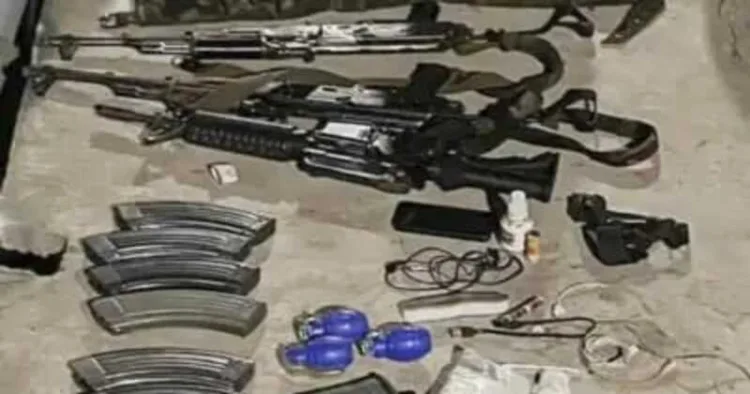 M9, AK-47 rifles recovered in Operation Mahadev seal terror link