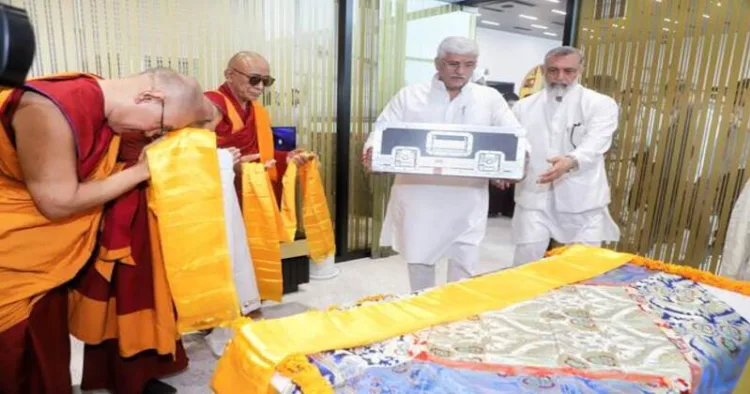 Sacred Piprahwa relics of lord Buddha return home to India