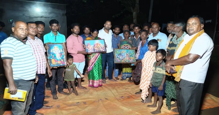 Vanvasi families who did ghar wapsi in Odisha