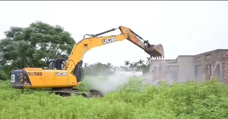 Eviction drive being carried out in Assam so as remove illegal Miya-Muslims