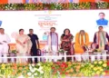 At Jaipur in Koraput district, on the occasion of the distribution of the third installment of "Subhadra," Chief Minister Mr. Mohan Charan Majhi and others