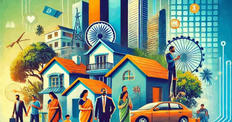 The spending and consumption pattern is drastically changing among the Indian middleclass households