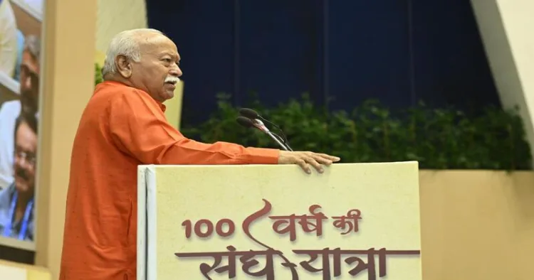 RSS Sarsanghchalak Dr Mohan Bhagwat
