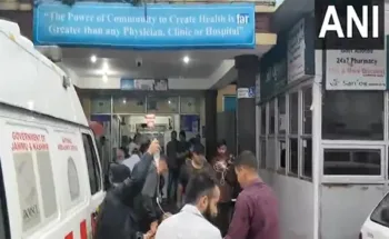 Visuals from CHC Katara where bodies and injured people have been brought [ANI/ Photo]