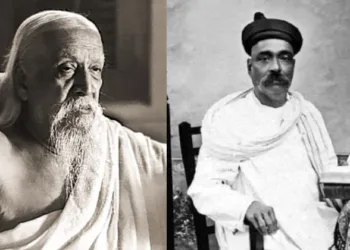 (Left) Aurobindo Ghose (Right) Bal Gangadhar Tilak
